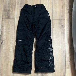 Columbia Omniheat Kids Black ski/snow Pants with adjustable waist/length